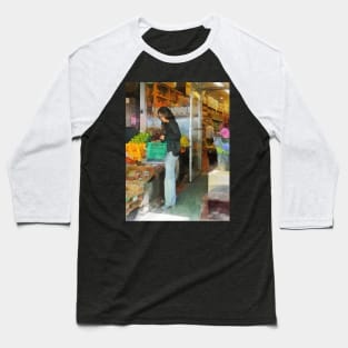 Hoboken NJ - Buying Fresh Fruit Baseball T-Shirt